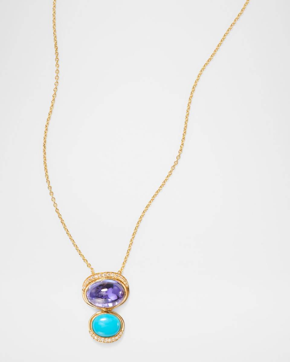 Aurora Crescent Drop Pendant